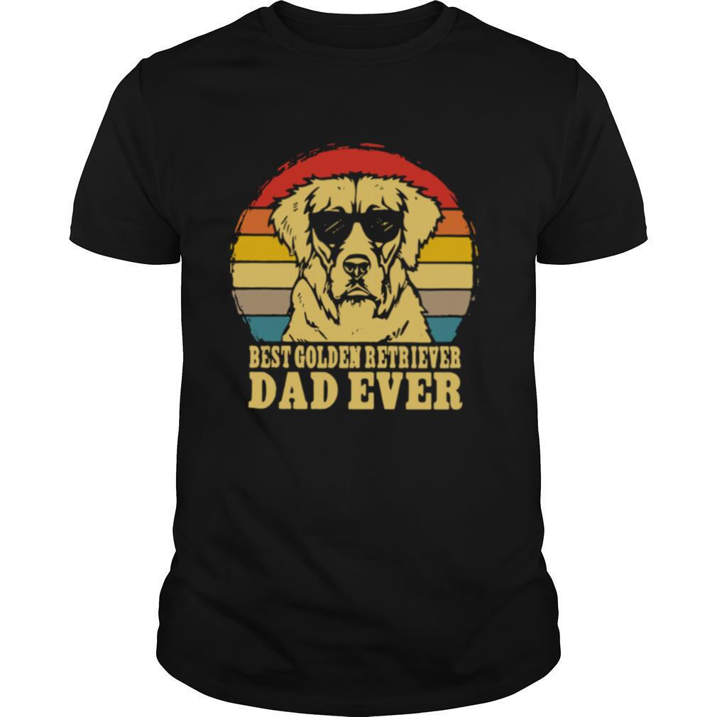 Best Golden Retriever Dad Ever Vintage shirt