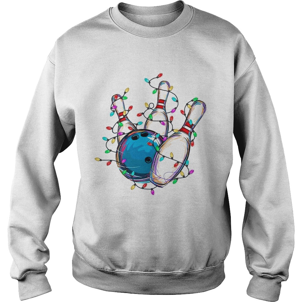 Bowling Christmas lights Sweatshirt