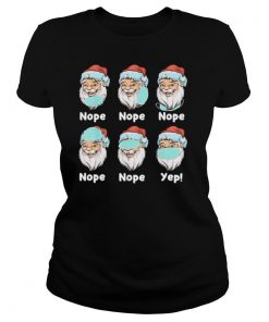 Christmas 2020 Santa Wearing Mask Wrong Xmas shirt