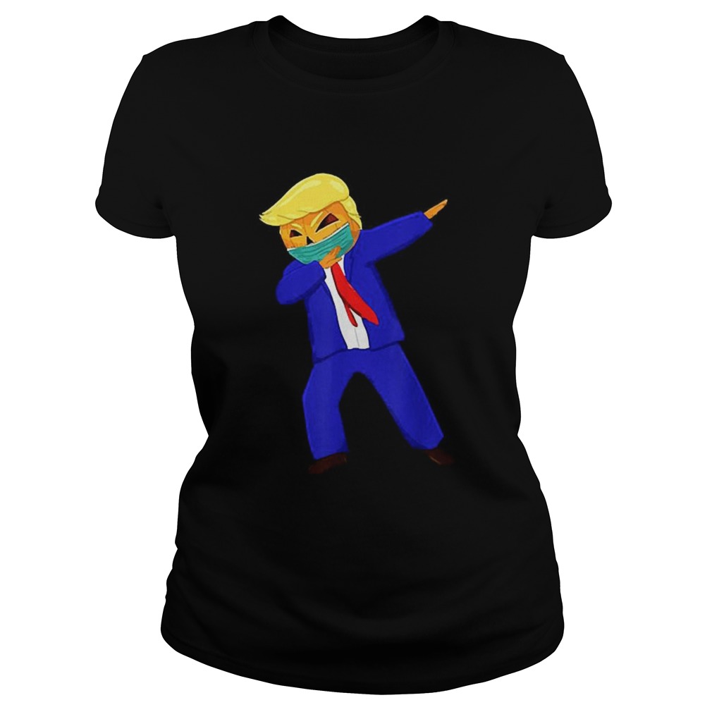 Dabbing Trumpkin Mask Classic Ladies