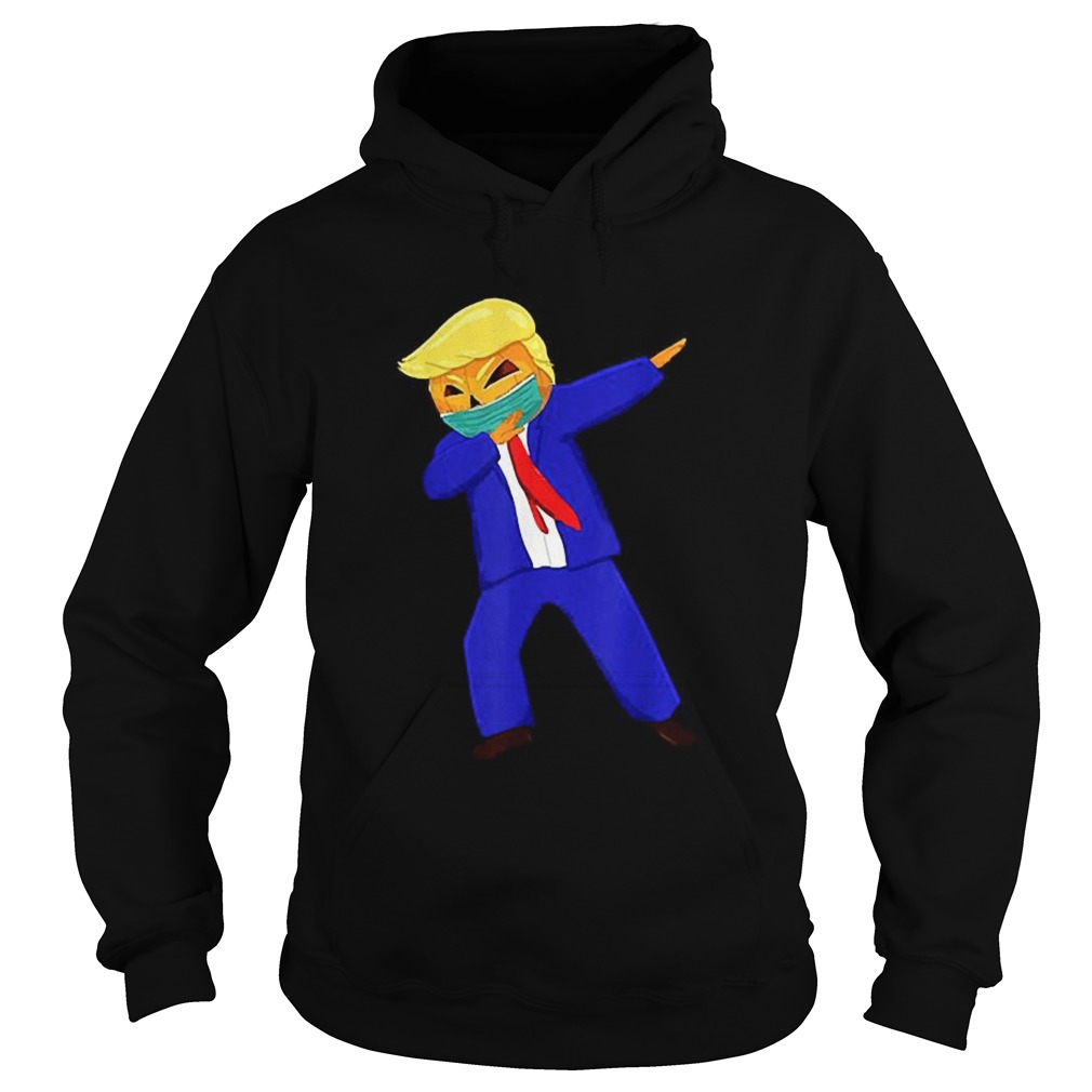 Dabbing Trumpkin Mask Hoodie