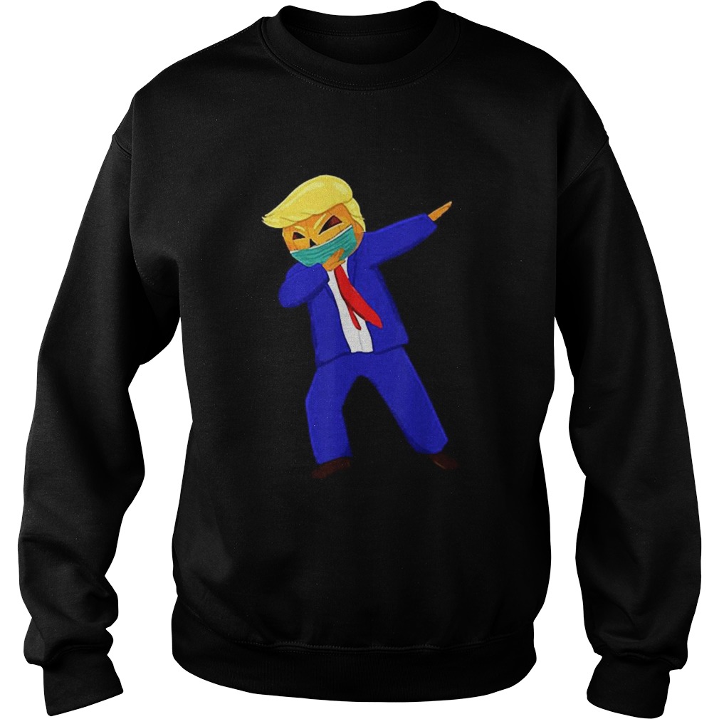 Dabbing Trumpkin Mask Sweatshirt