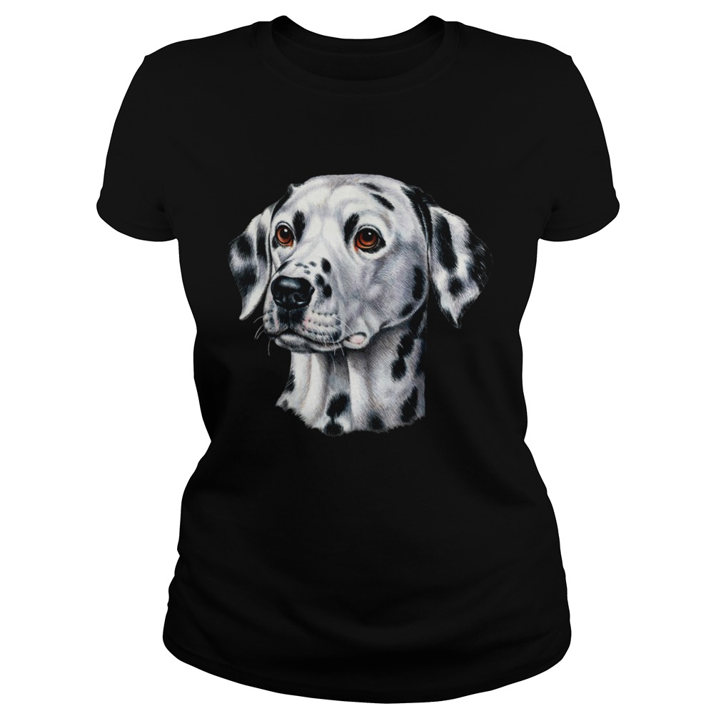 Dog Dalmatian Puppy Picture Loves Dogs Pets Classic Ladies