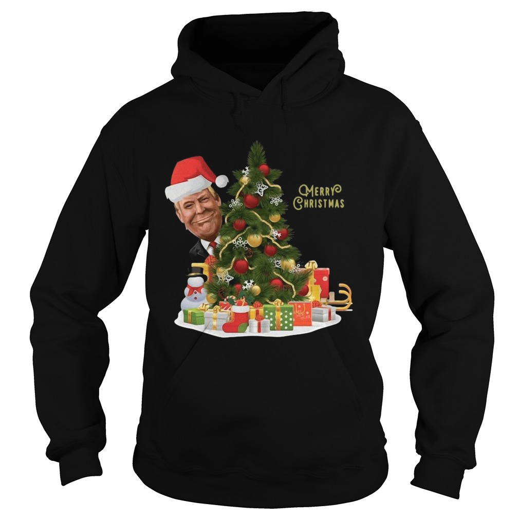 Donald Trump Merry Christmas Hoodie