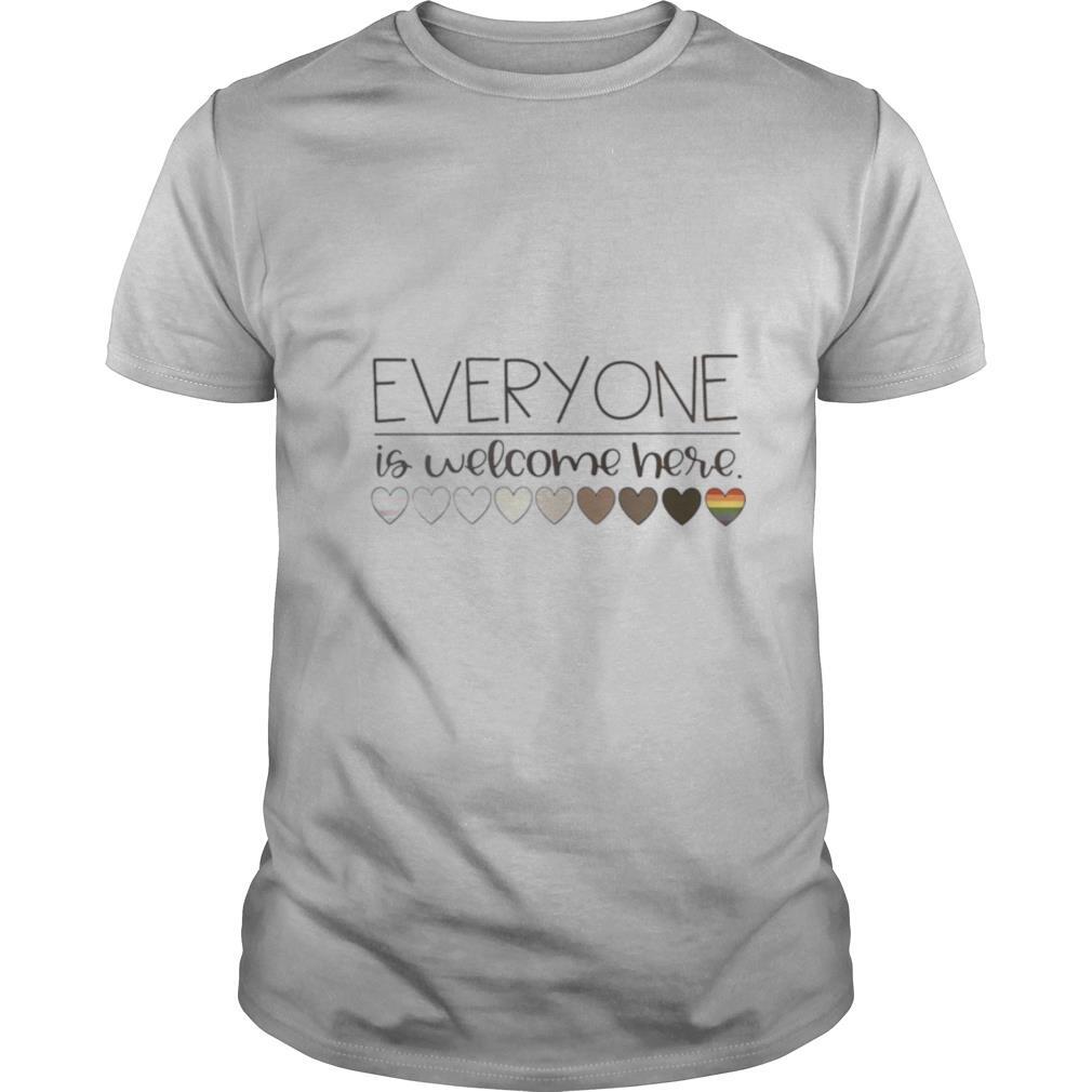 Everyone is welcome here LGBT shirt