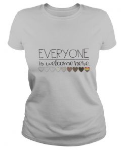 Everyone is welcome here LGBT shirt