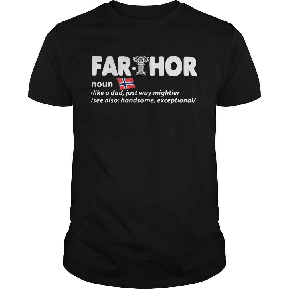 Fathers Day Fathor Like A Dad Just Way Mightier Iron Man Funny shirt