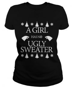 Game Of Thrones A Girl Has No Ugly Sweater Christmas  Classic Ladies