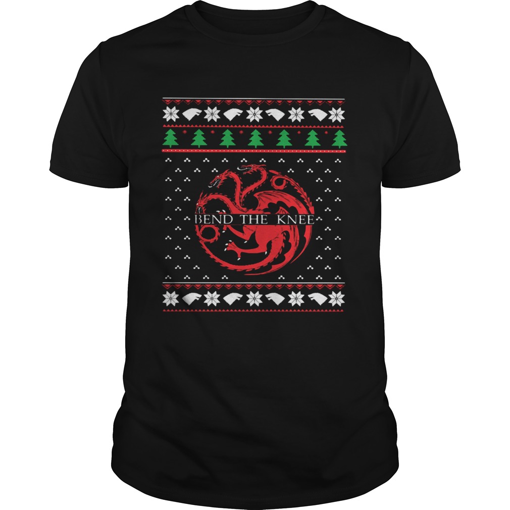 Game Of Thrones Bend The Knee Ugly Christmas shirt