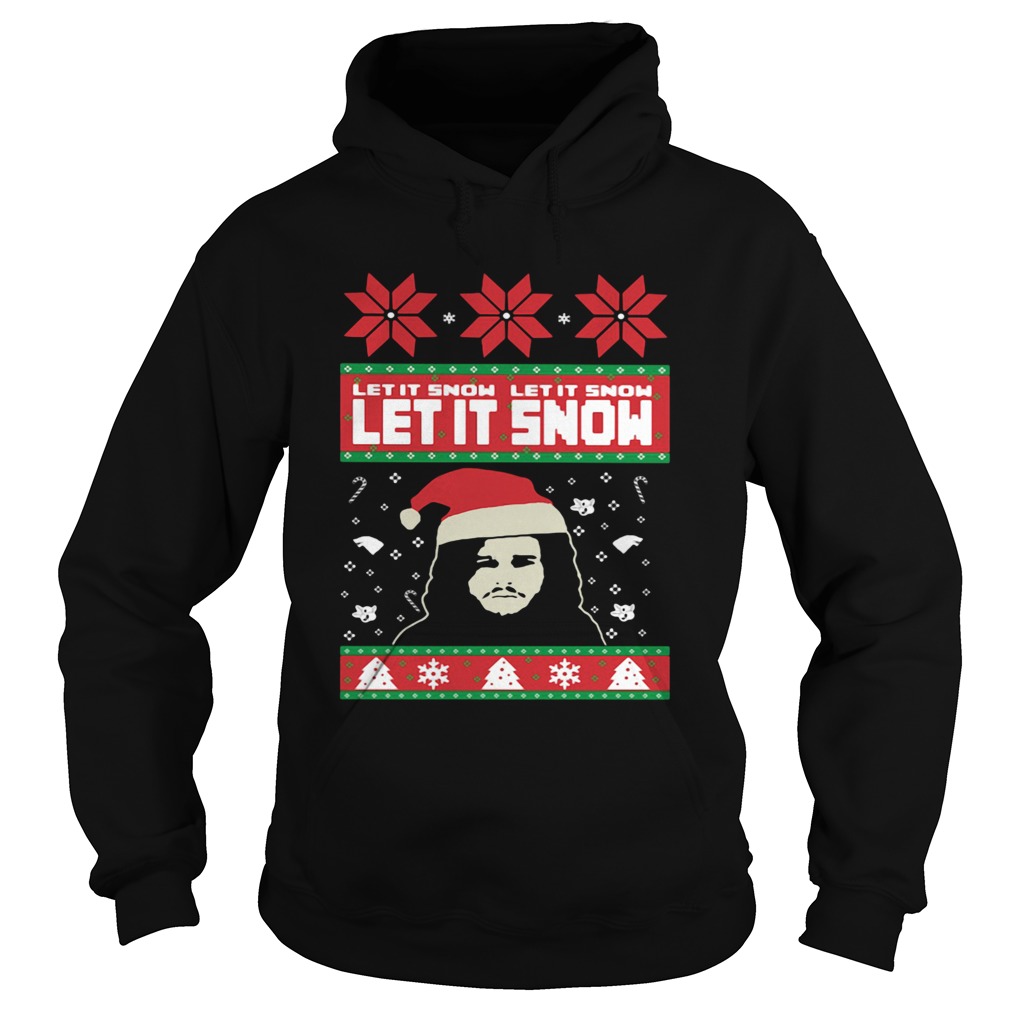 Game Of Thrones Jon Snow Let It Snow Let It Snow Let It Snow Ugly Christmas Hoodie