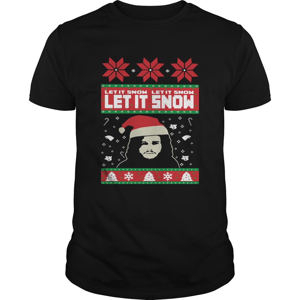 Game Of Thrones Jon Snow Let It Snow Let It Snow Let It Snow Ugly Christmas shirt