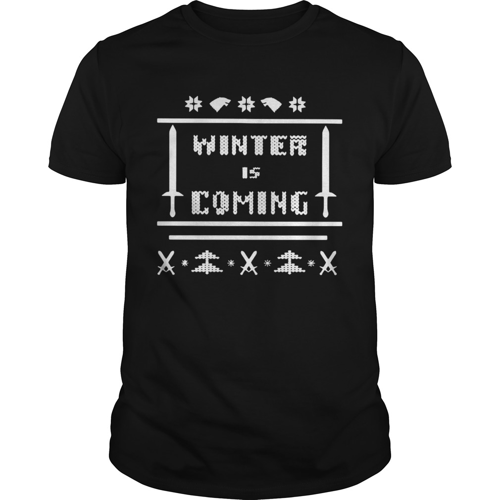 Game of Thrones Winter Is Coming Ugly Christmas shirt