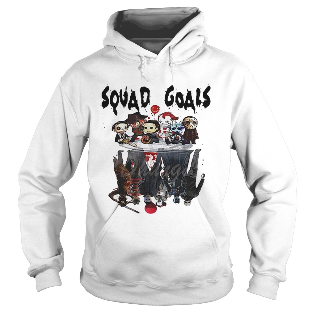 Horror Movie Characters Reflection Squad Goals Hoodie