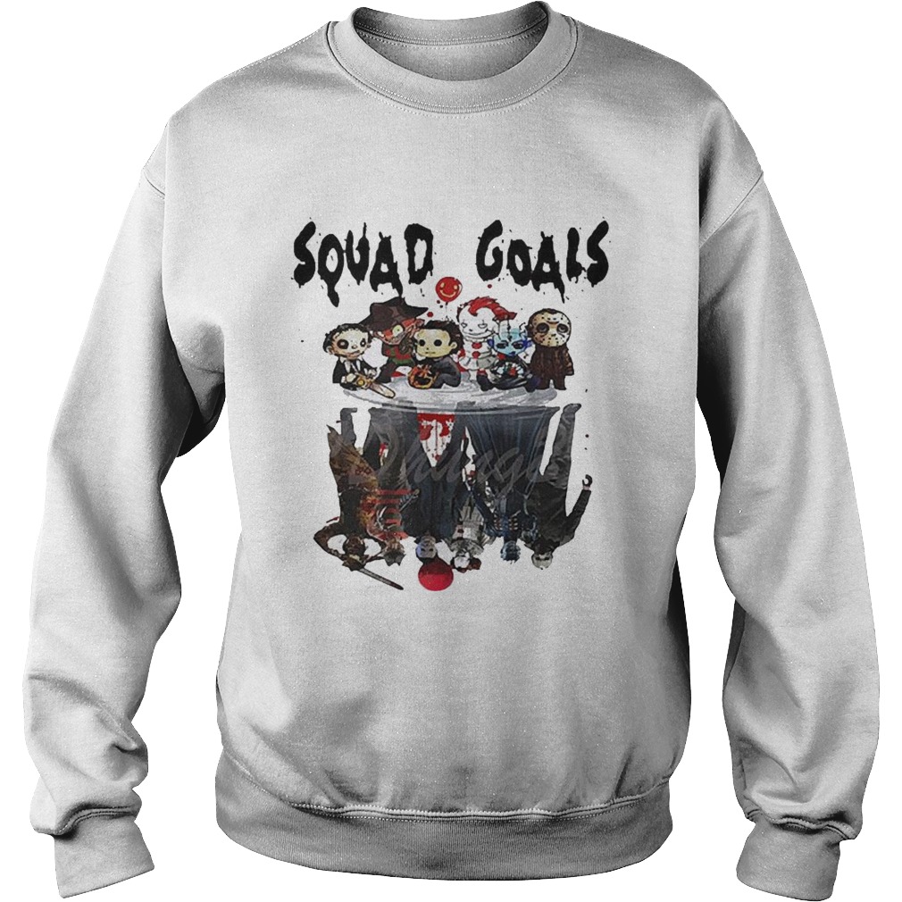 Horror Movie Characters Reflection Squad Goals Sweatshirt