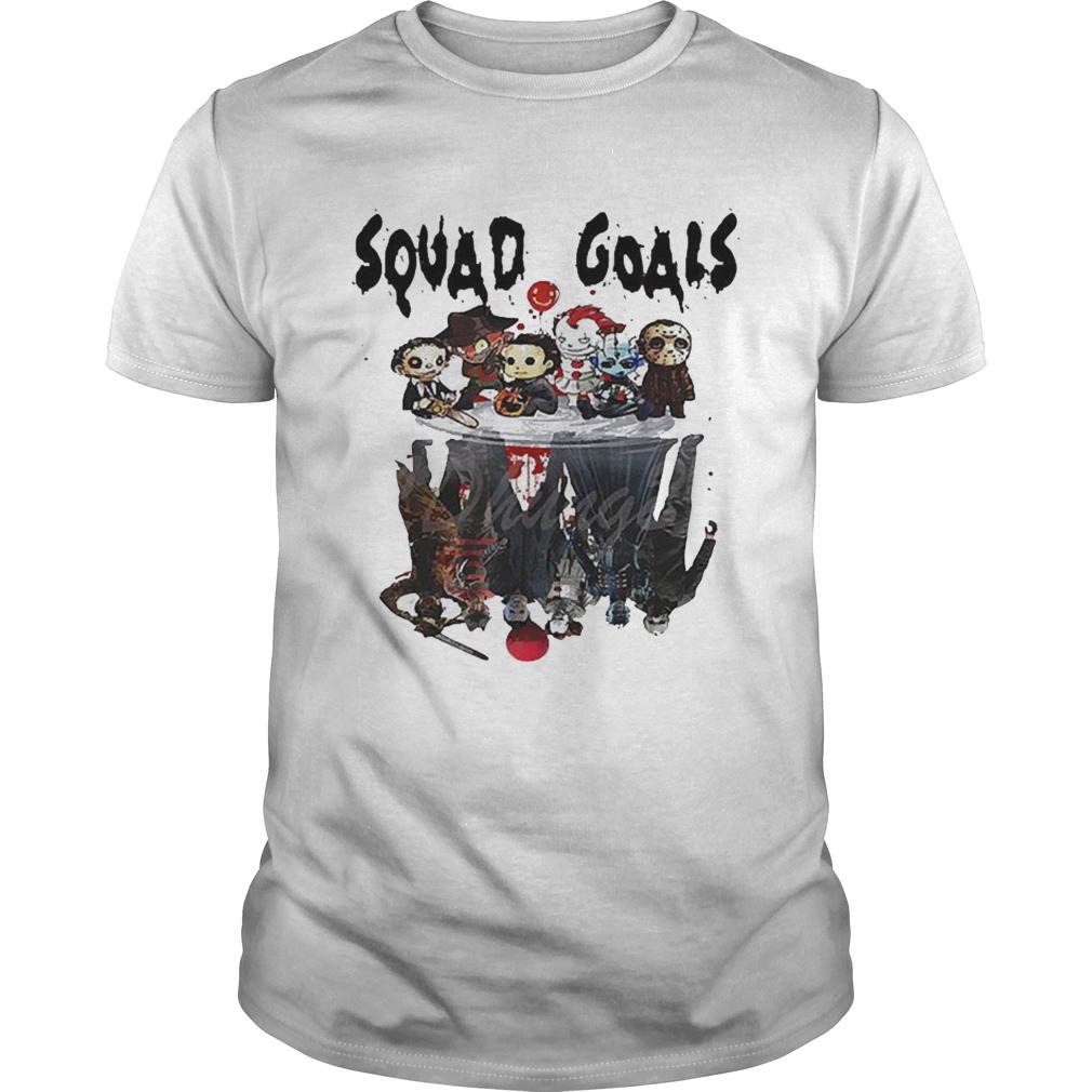 Horror Movie Characters Reflection Squad Goals shirt