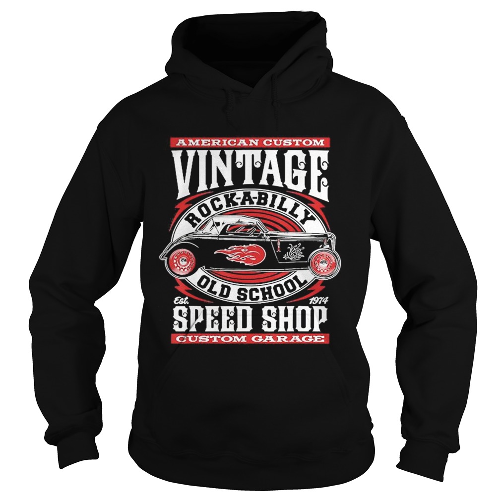 Hot Rod 70s Rockabilly Clothing Sock Hop Vintage Classic Car Hoodie