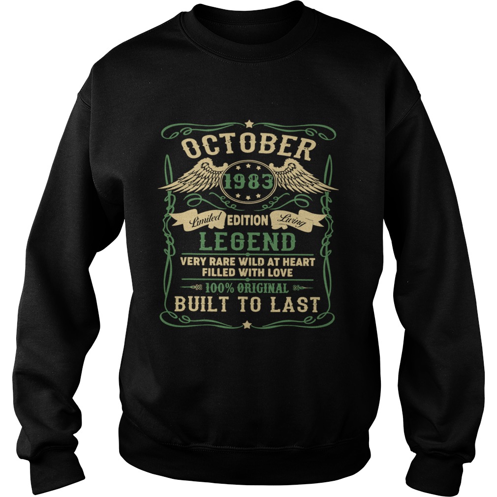 Legend Born In October 1983 Sweatshirt