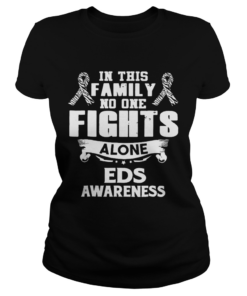 Nice No One Fights Alone Eds Awareness  Classic Ladies