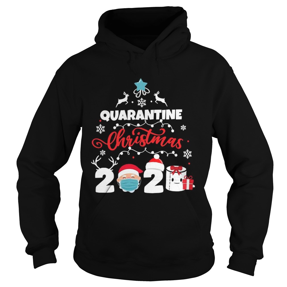 Quarantine Christmas 2020 Social distancing Christmas Hoodie