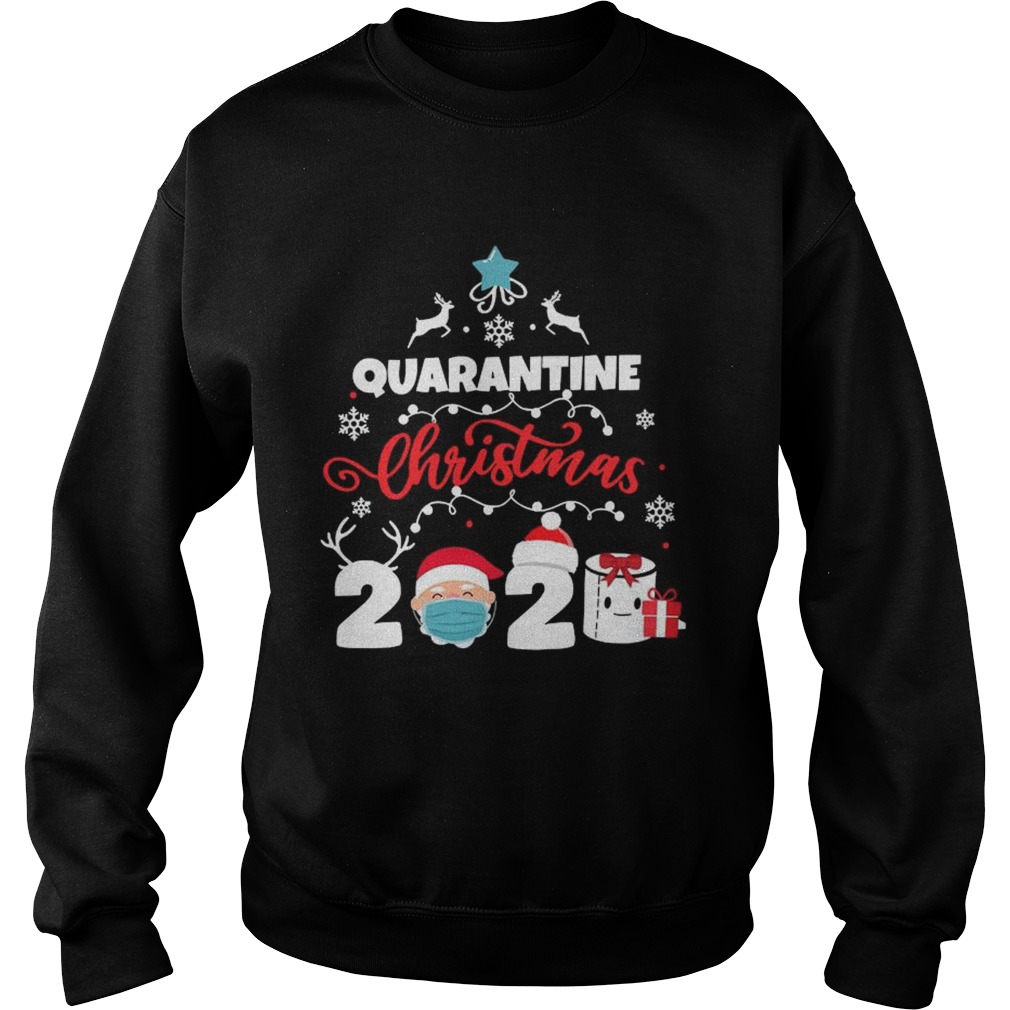 Quarantine Christmas 2020 Social distancing Christmas Sweatshirt