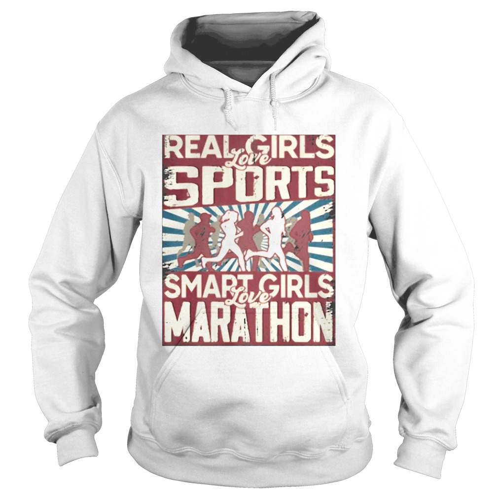 Real love girls sports smart love girls marathon Hoodie