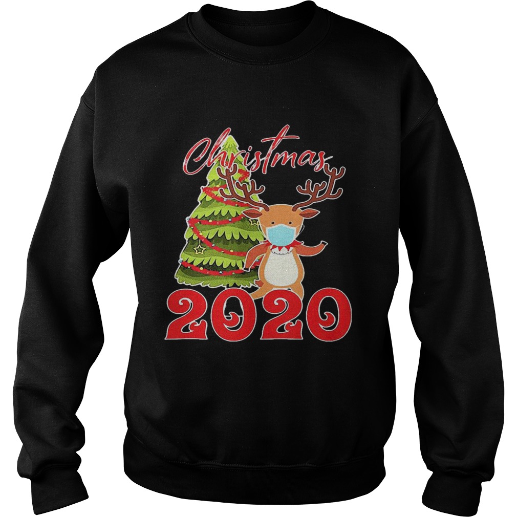 Rudolph Reindeer Mask Christmas 2020 Sweatshirt