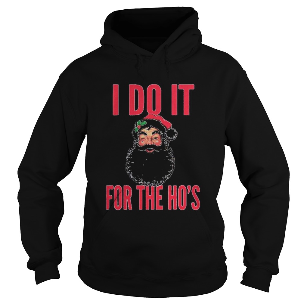 Santa Claus I Do It For The Hos Christmas Hoodie