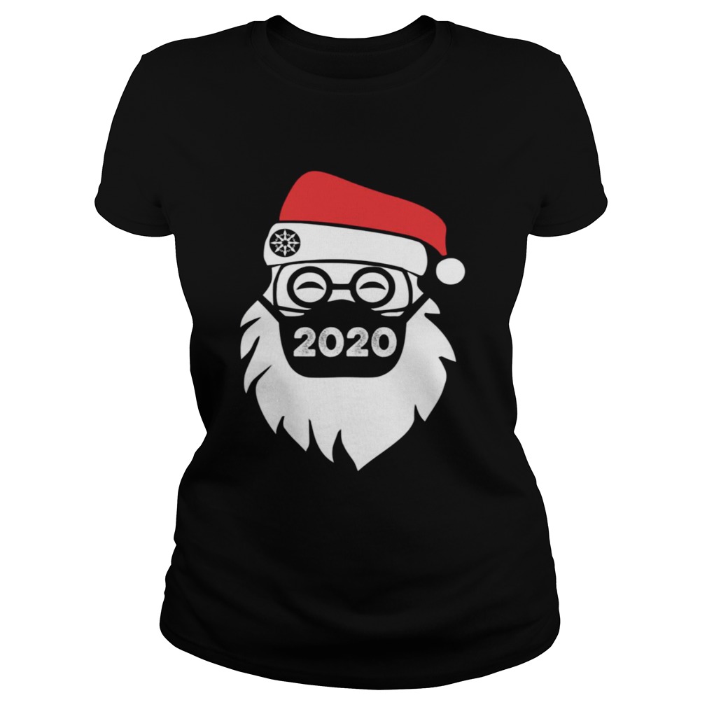 Santa Wearing Mask 2020 Christmas Classic Ladies