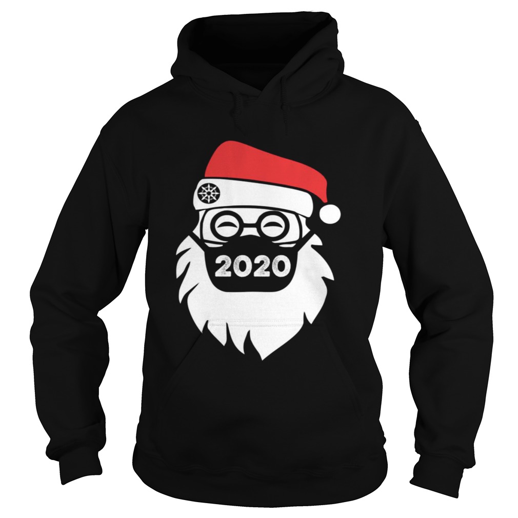 Santa Wearing Mask 2020 Christmas Hoodie