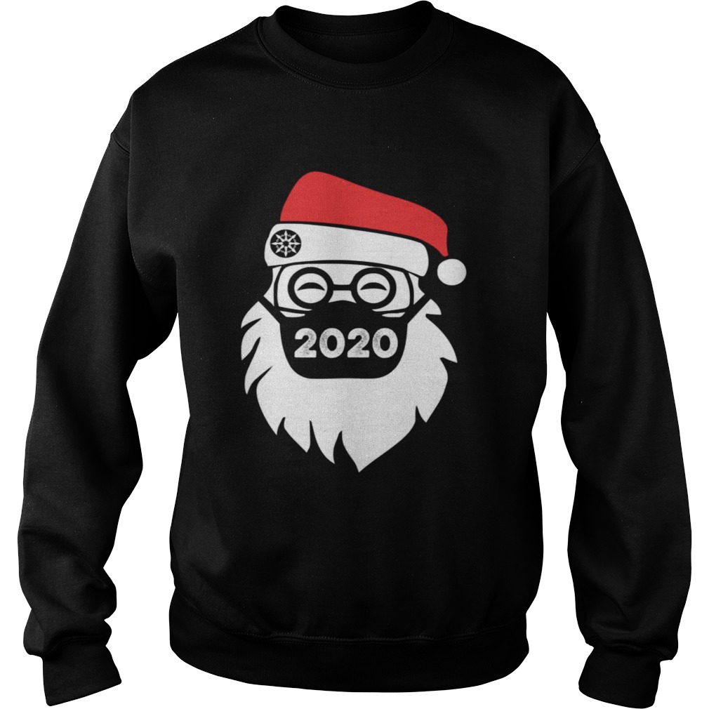 Santa Wearing Mask 2020 Christmas Sweatshirt