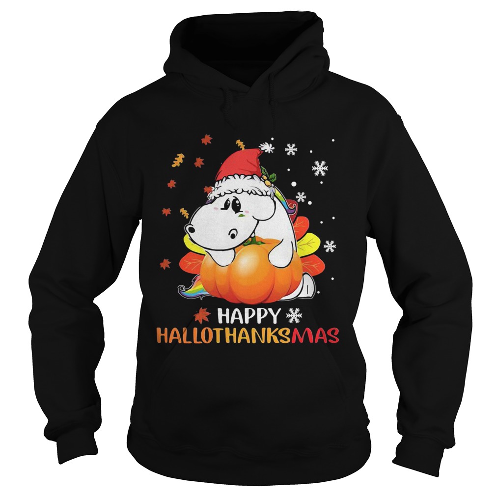 Senior Pumpkin Happy Hallothanksmas Hoodie