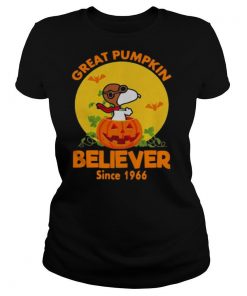 Snoopy Great Pumpkin Believer Since 1966 Halloween shirt