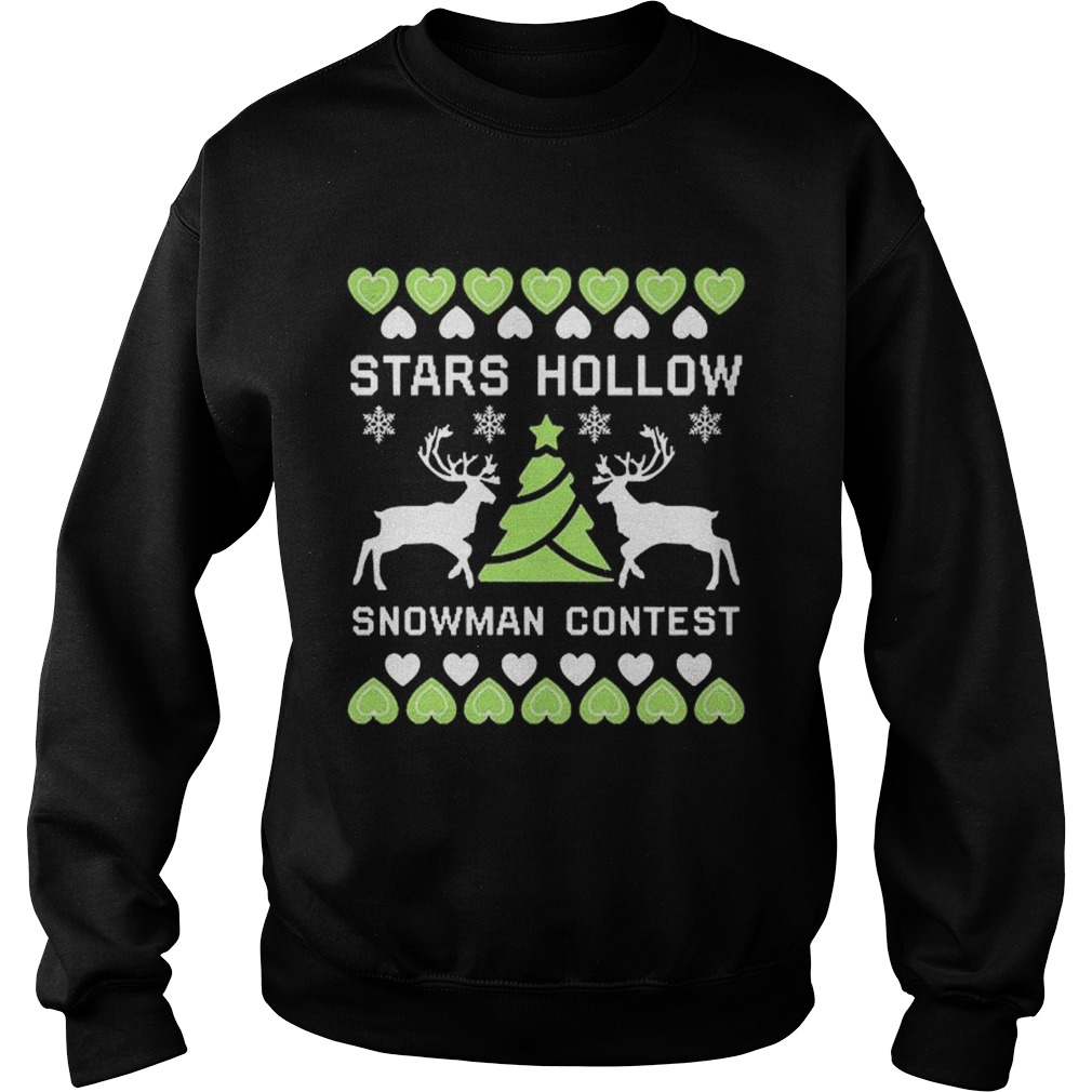 Stars Hollow Snowman Contest Christmas Sweatshirt