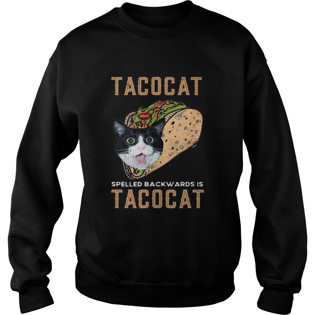 Tacocat Spelled Backwards Is Tacocat Sweatshirt