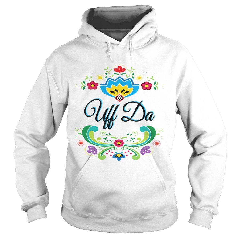 Uff Da Norwegian Rosemaling Hoodie