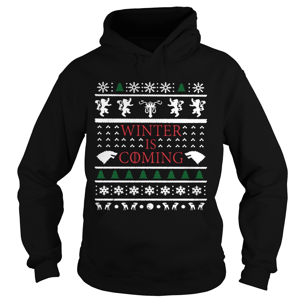 Winter Is Coming Ugly Christmas Hoodie