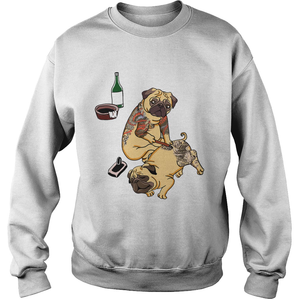 people who drink tattoo Sweatshirt