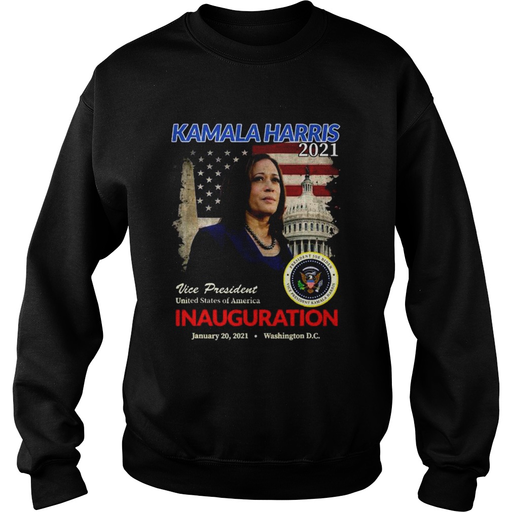 2021 Inauguration Day Kamala Harris Commemorative Souvenir  Sweatshirt