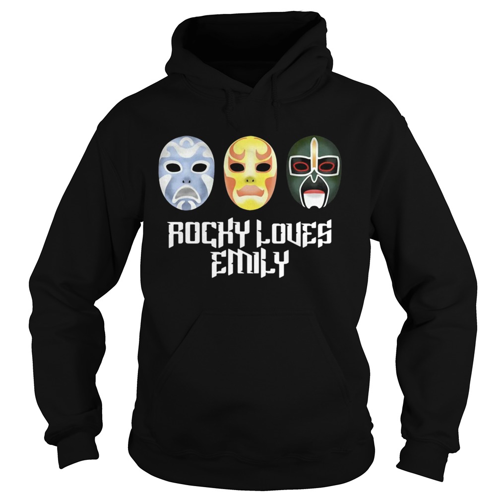 3 Ninjas Rocky Loves Emily Masks Hoodie