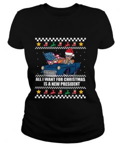 All I Want For Christmas Is A New President Biden Meme Ugly Christmas shirt