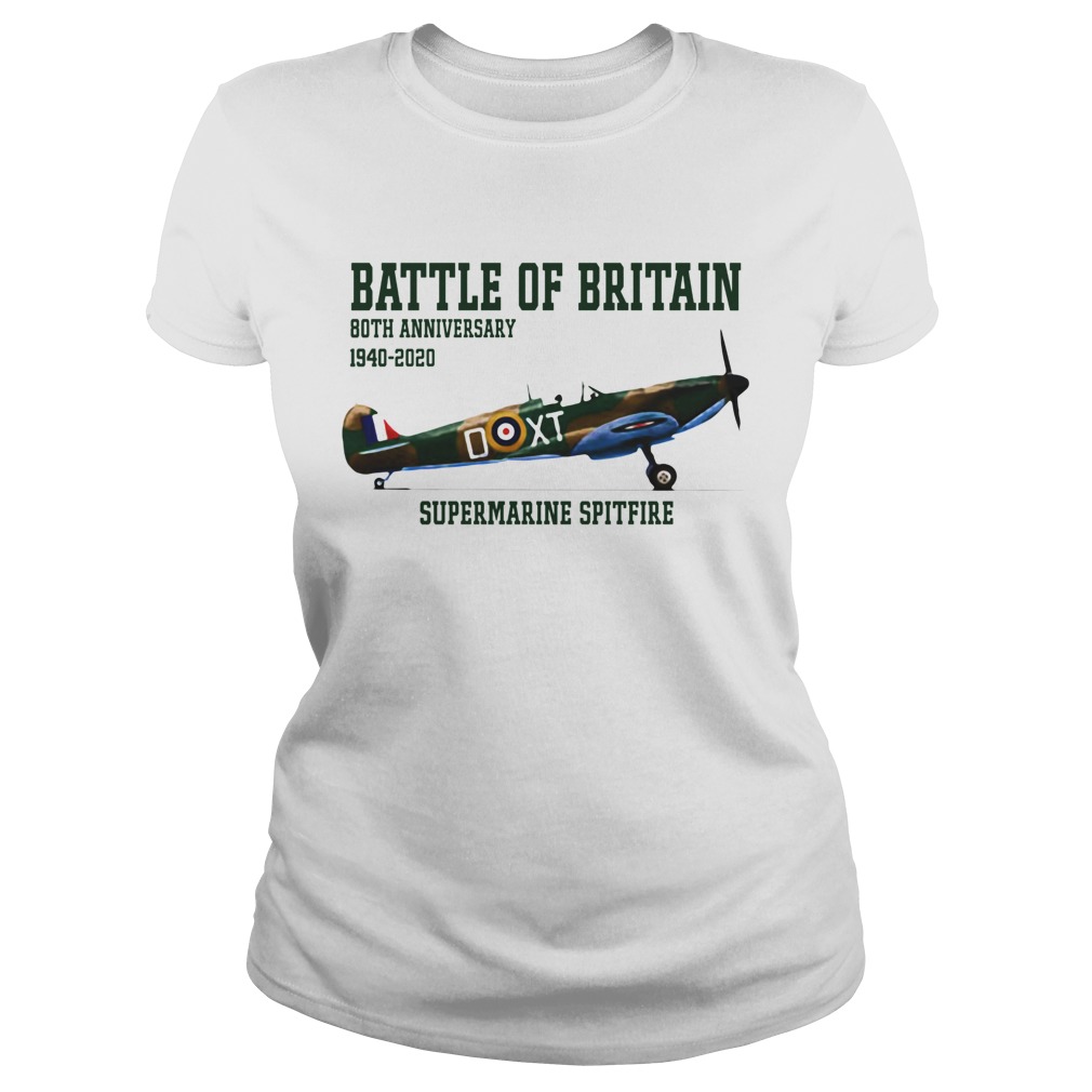 Battle Of Britain 80th Anniversary 1940 2020 Supermarine Spitfire  Classic Ladies