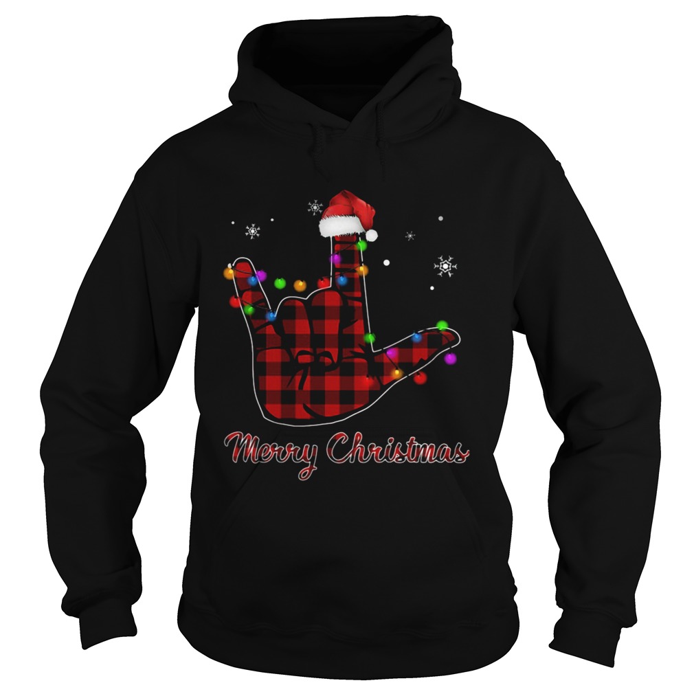 Be Kind Hand Merry Christmas  Hoodie