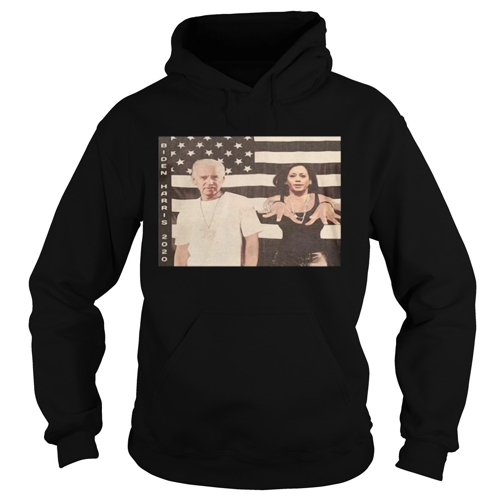 Biden Harris 2020 American Flag Hoodie