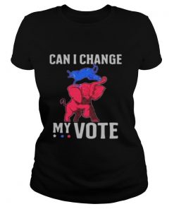 Can I Change My Vote Trump Elephant Election shirt