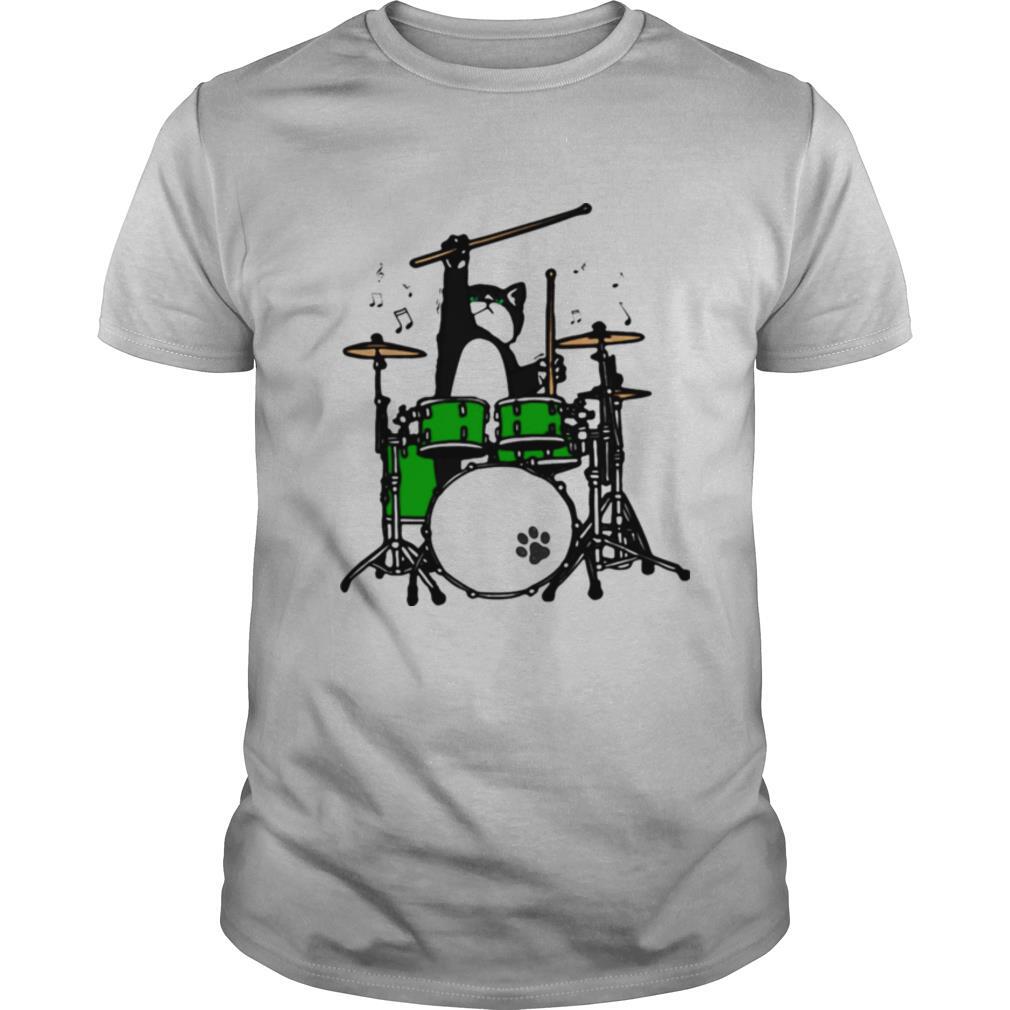 Cat Playing Drums shirt