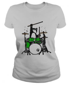 Cat Playing Drums shirt