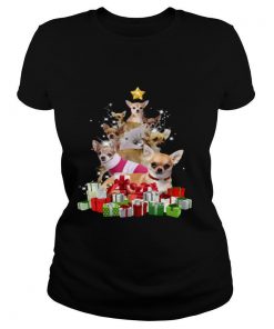 Chihuahua Christmas Tree shirt