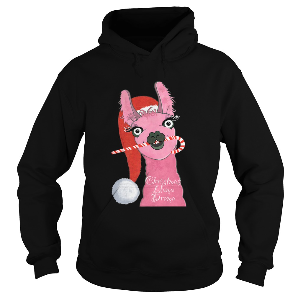 Christmas llama drama  Hoodie