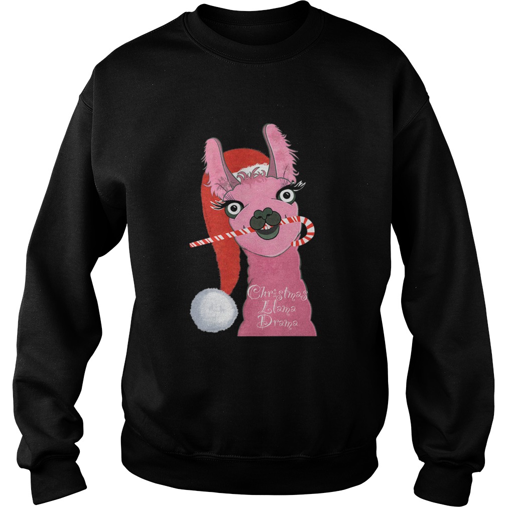 Christmas llama drama  Sweatshirt