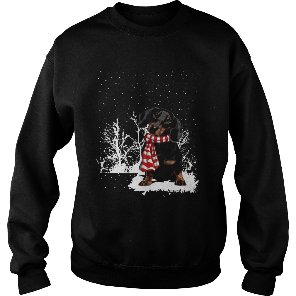 Dachshund Merry Christmas Sweatshirt